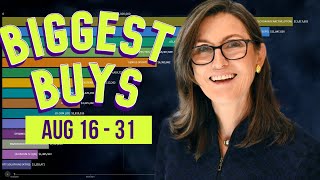 🤩 Cathie Wood's Biggest Buys August 16 - 31