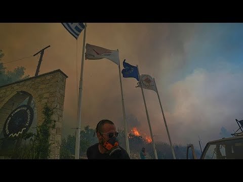 YouTube video thumbnail: Climate Change Intensified Weather That Fuelled Deadly Wildfires in Türkiye, Greece and Cyprus