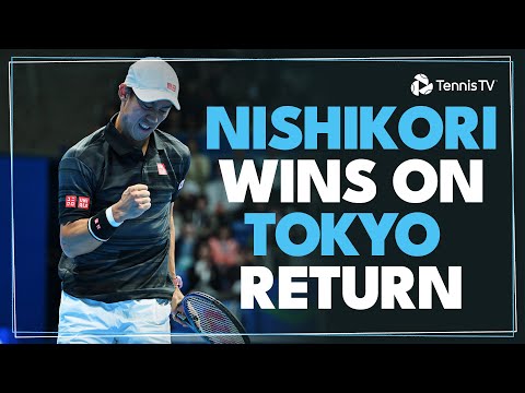 6 Years Later...Kei Nishikori Wins On Return To Tokyo vs Cilic 🔥