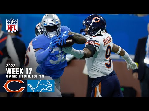 Chicago Bears vs. Detroit Lions | 2022 Week 17 Game Highlights video clip