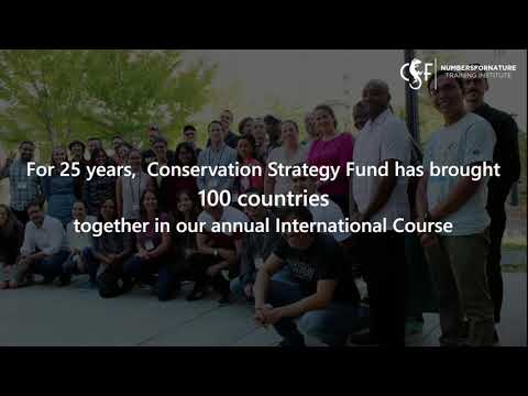 Economic tools for conservation - strategic training from CSF