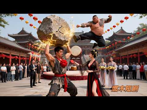 首富千金比武招親轟動全城,誰曾想角落的窮小夥竟肩扛巨鼎、一拳打飛300斤混混,秒殺全場!殊不知他竟是絕世武神遊歷人間,美女總裁一眼認出身份帶著百億家產上桿子求嫁! #武神也招親 poster