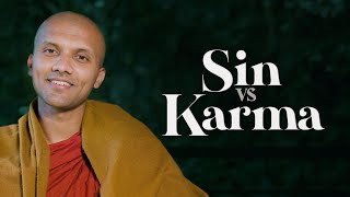 Sin vs Karma | Buddhism In English