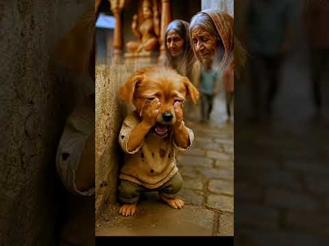 The poor puppy didn't have bread so, his rich friends making fun of him#animahal