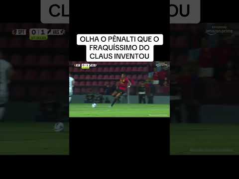 O PÊNALTI QUE O RAPHAEL CLAUS INVENTOU #vasco #futebol #shorts #noticias
