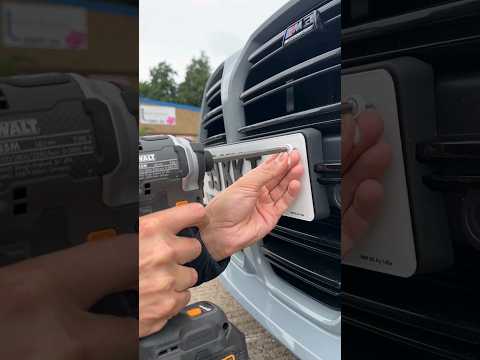How to fit 4D number plates on a new BMW M3 #utopiaplates #4dplates #numberplates #bmw #m3 #bmwm3