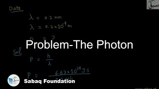 Problem-The Photon