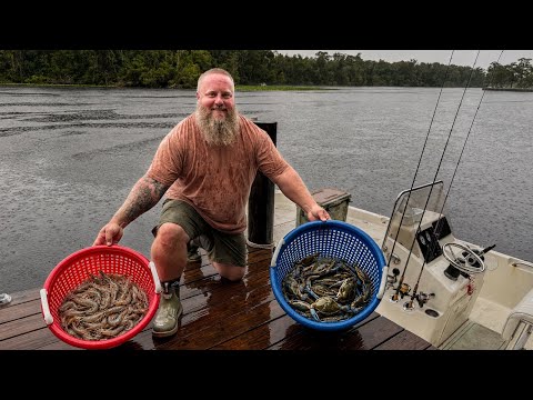 3 days living on the st. Johns river & loads of shrimp and crabs video thumbnail