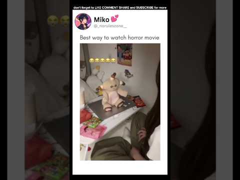 And this is how we should watch horror movies 😂🤣 | #relatable #fyp #tiktok #instagramreels
