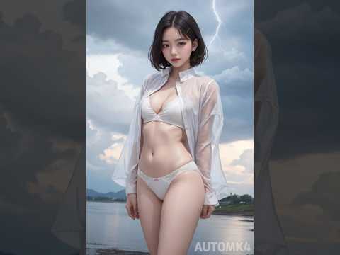 4k Ai art | 폭풍우 치는 하늘 룩북 | Stormy sky Lookbook