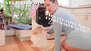 Budget-Friendly Patio DIY + The Oven Cleaning Trick Every Baker Needs