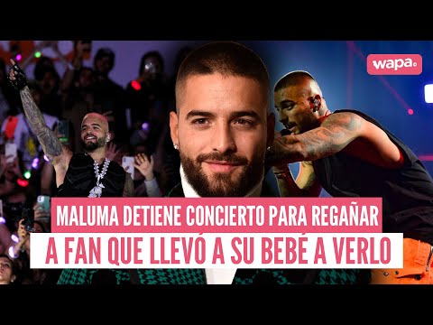 ¡Maluma indignado! Cantante llamó a la atención de FAN