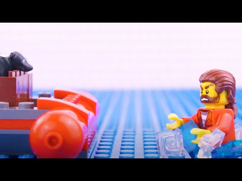 Man Vs Skunk Lego Stopmotion | Billy Bricks | Lego Stopmotion