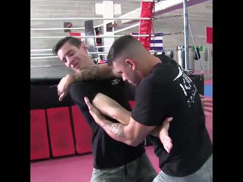 How to escape the Front Bear Hug (part 3) • KRAV MAGA TRAINING #shorts