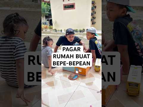 Membuat pagar rumah bepe-bepean#viralvideo #funny #funny #diy #comedy #shorts