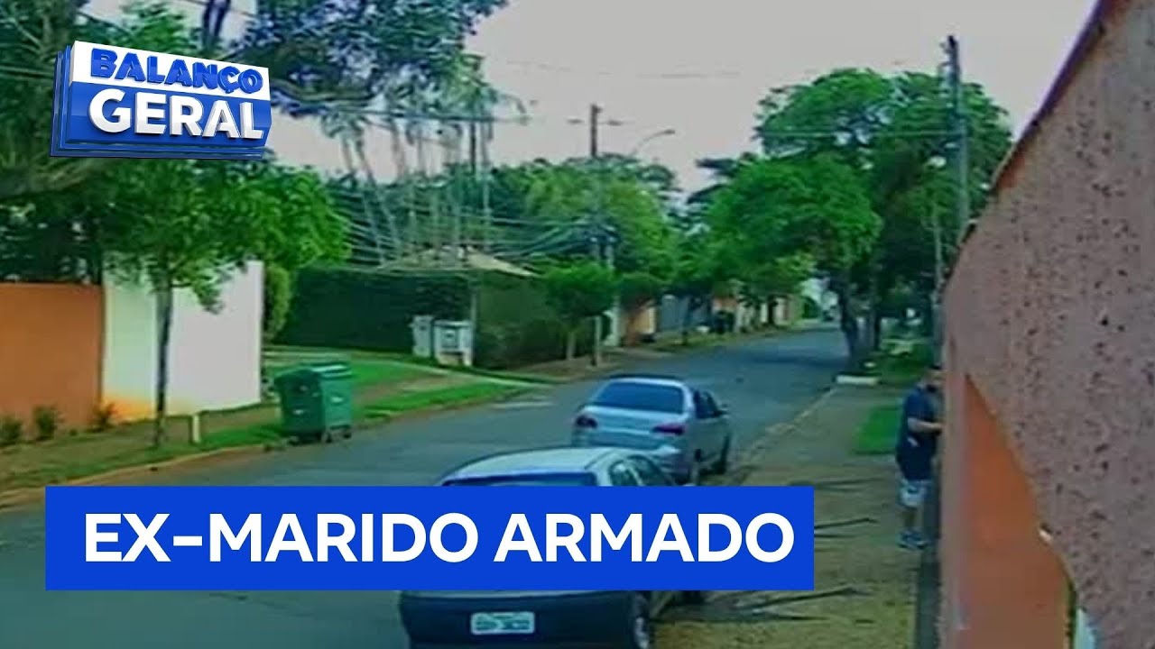 Imagens mostram ex-marido armado com faca um dia antes de matar ex-companheira em Campinas (SP)