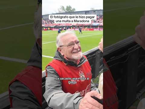 EL FOTÓGRAFO QUE LE HIZO PAGAR UNA MULTA A MARADONA