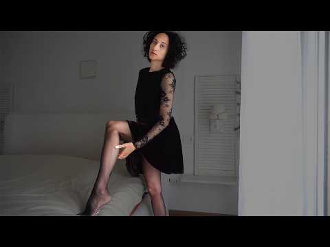 [4k] Ariannys prova i collant neri Golden Lady My Secret 20den