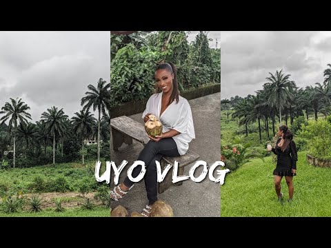 UYO VLOG | VISTING HOMETOWN + LEARNING TO COOK LOCAL DISHES CHICKEN PEPPER SOUP & AFANG SOUP