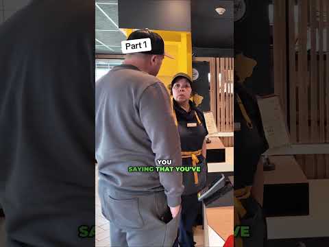 I had to talk to the manager about one of her employees