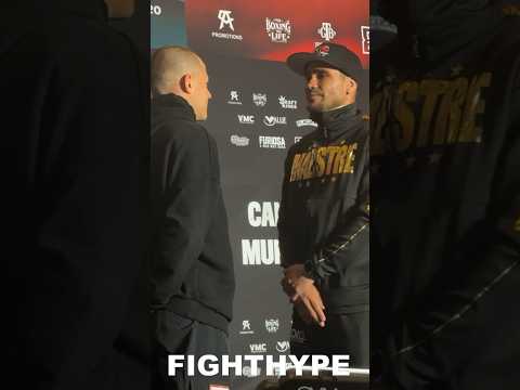 Eimantas stanionis stares down gabriel maestre & tensions rise at first face off