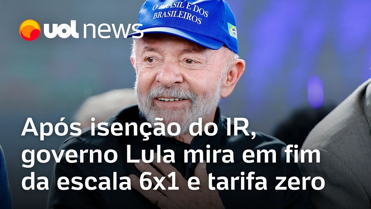 Após vitória no IR, governo vai investir em fim da escala 6×1 e tarifa zero no transporte público