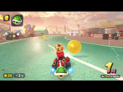 Mario Kart World Drill Rally 150cc (Triple Star Rank)