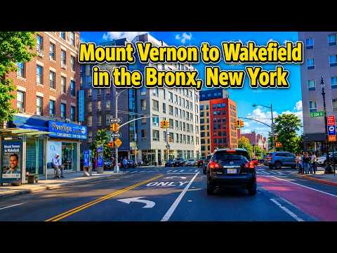 Driving from Mount Vernon to Wakefield in the Bronx, New York