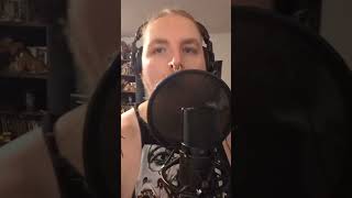 Recording some vocals. #terrifyingparasites #deathmetal #oldschooldeathmetal #metal #video #vocals