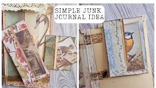 Simple Junk Journal Pocket Idea - Use Up Your Scraps