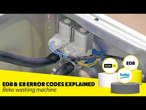 Stop the E08 or E8 Error on a Beko Washing Machine - EASY Fix!