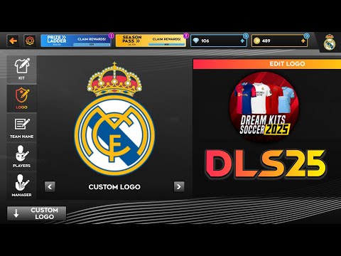 How To Import Real Madrid Logo And Kits In Dream League Soccer 2025