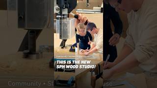 Step inside the new wood workshop at the Student Project House 🪵✨