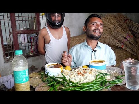 Indian spiciest Panner Butter Masala and Massive Rice eating Challenge