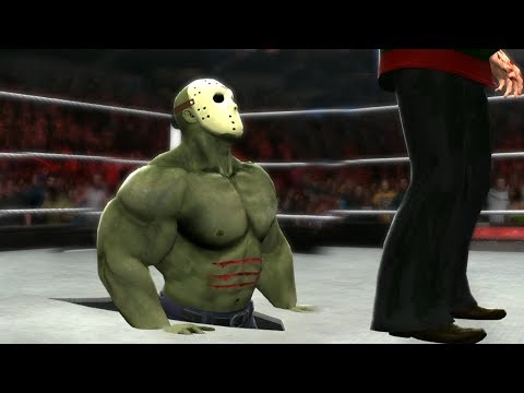 HULK As Jason Voorhees VS Freddy Krueger - Hell In A Cell Match