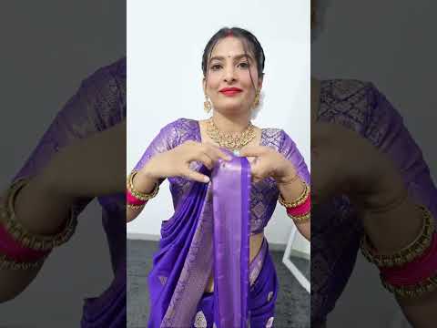 Saree tips #saree #drape #sareedraping #rekhamishra 