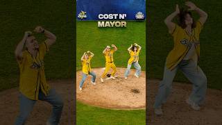 Cost n' Mayor Dance with The Savannah Bananas at the Banana Bowl #shortsfeed #Baseball