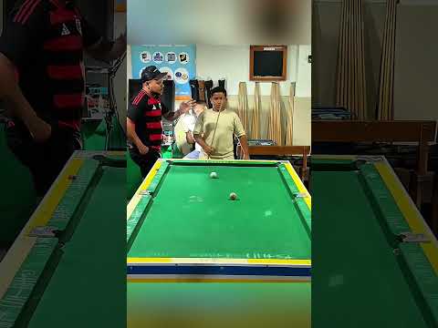 100 Que o Ícaro não derruba a bola! #sinuca