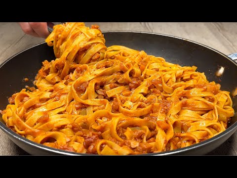 Better than Bolognese! No meat! Delicious ancient Italian pasta recipe.