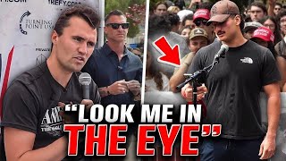 Charlie Kirk DISMANTLE Angry Anti Israel Student Fact About Hamas (HEATED DEBATE) 🥵