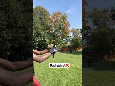 A bad & good spiral👀 #football #madden #nfl #sports #quarterback #ncaa #collegefootball #highlight