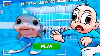 ESCAPA DE LA PRISION DE LOS TRALALERITOS 😱 BEBE NOOB ESCAPA BARRY'S PRISON RUN EN ROBLOX