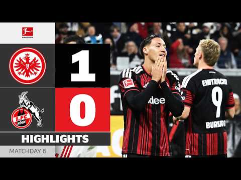Frankfurt Leave It Late! | EINTRACHT FRANKFURT - 1. FC KÖLN | Highlights | Matchday 6 – Bundesliga