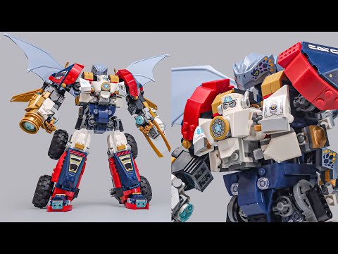 LEGO Ninjago Zane's Ultra Combiner Mech 71834 Building Set stop motion