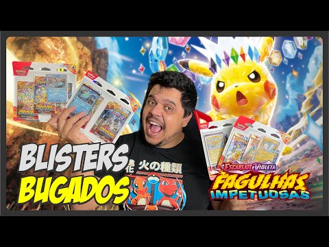 VOCÊ não VAI ACREDITAR nestes BLISTERS de FAGULHAS IMPETUOSAS CARTAS | POKÉMON TCG