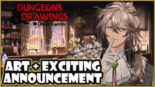 Art stream + Exciting announcement!