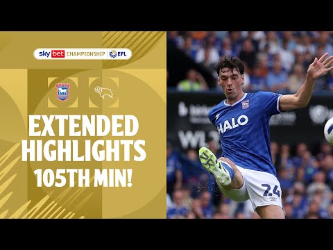 105TH MINUTE! | Ipswich Town v Derby County extended highlights
