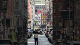 I am looking through soho at the old pearl paint building New York City nyc