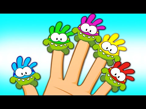 Canção da família Super Nom Finger!🎶 Finger Family Rhymes | Learn with Om Nom