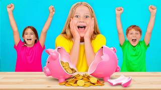 Nastya dan Teman-temannya mengajarkan cara menghemat uang